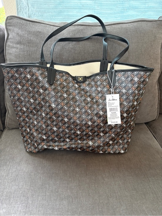 Sam Edelman Handbags - Sam Edelman Harper Medium Monogram Shopper tote- Black, NWT